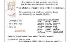 Sesión bailes salón domingos